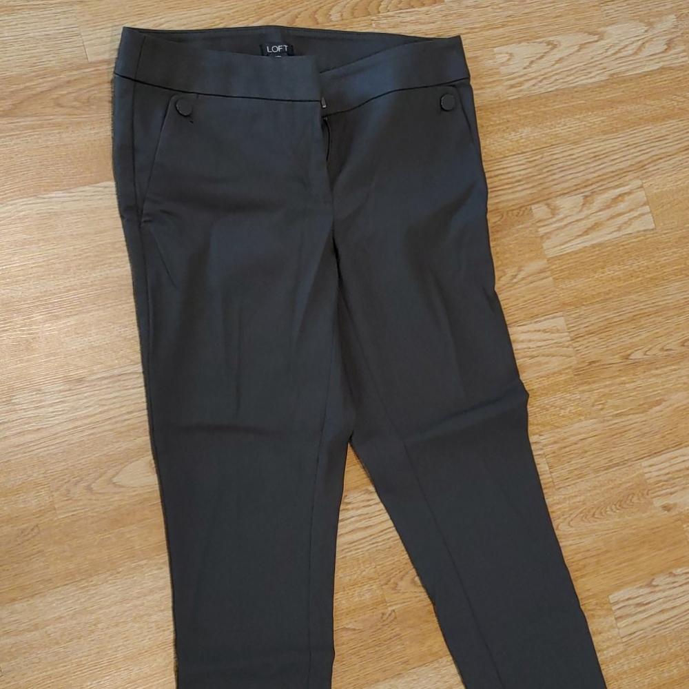 Loft dark green size 4 dress pant